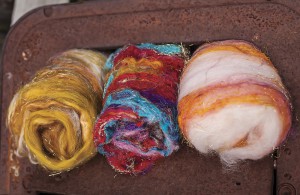 small colorful batts