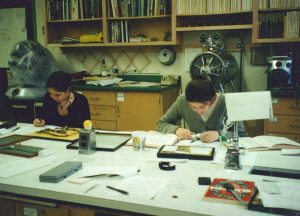 Hard at work in the perishables lab, sometime in late 2000. The perishables lab has continued to change and today’s lab is very different from when I was student. The training, however, is still as rigorous today as it was nearly 20 years ago. 